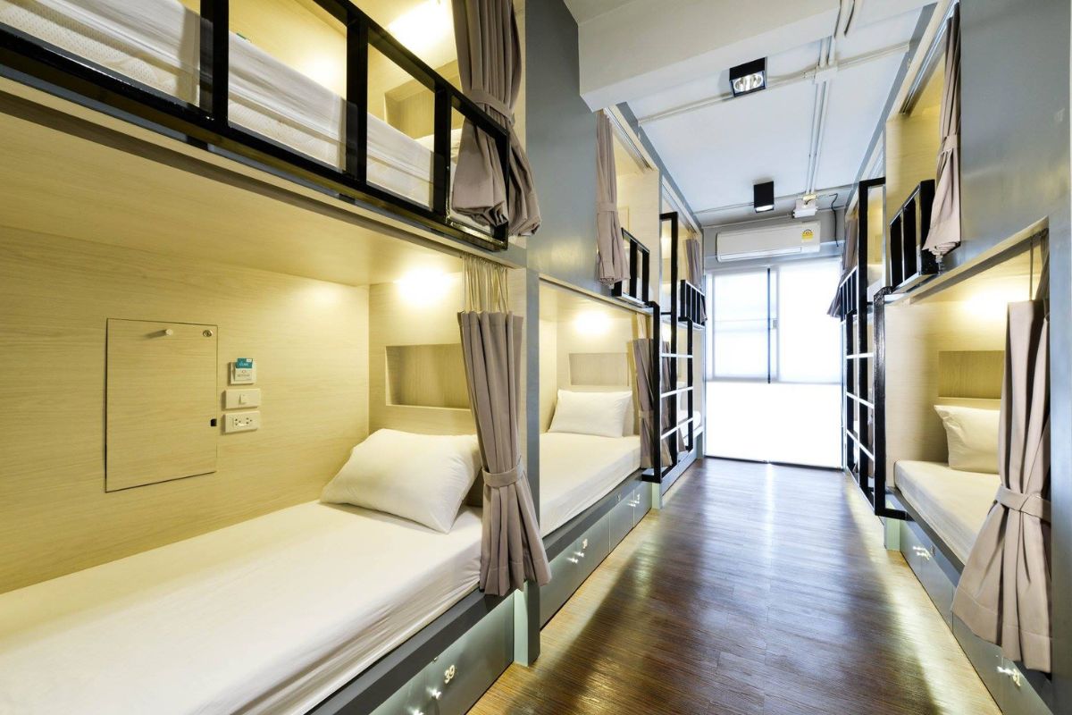The Cube Hostel capsules