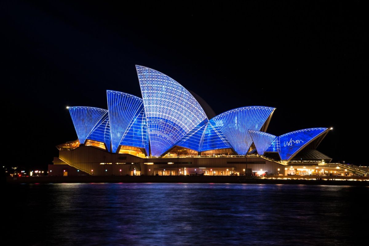 Sydney Opera House during the Vivid Festival