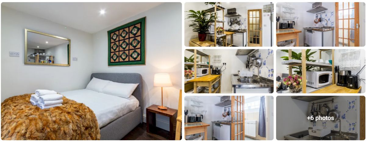 Trendy, one-bedroom studio flat in Brixton